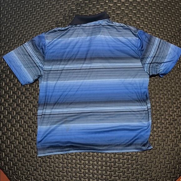 Ben Hogan Polo 3XL Blue Striped Golf Shirt Performance - Picture 4 of 4